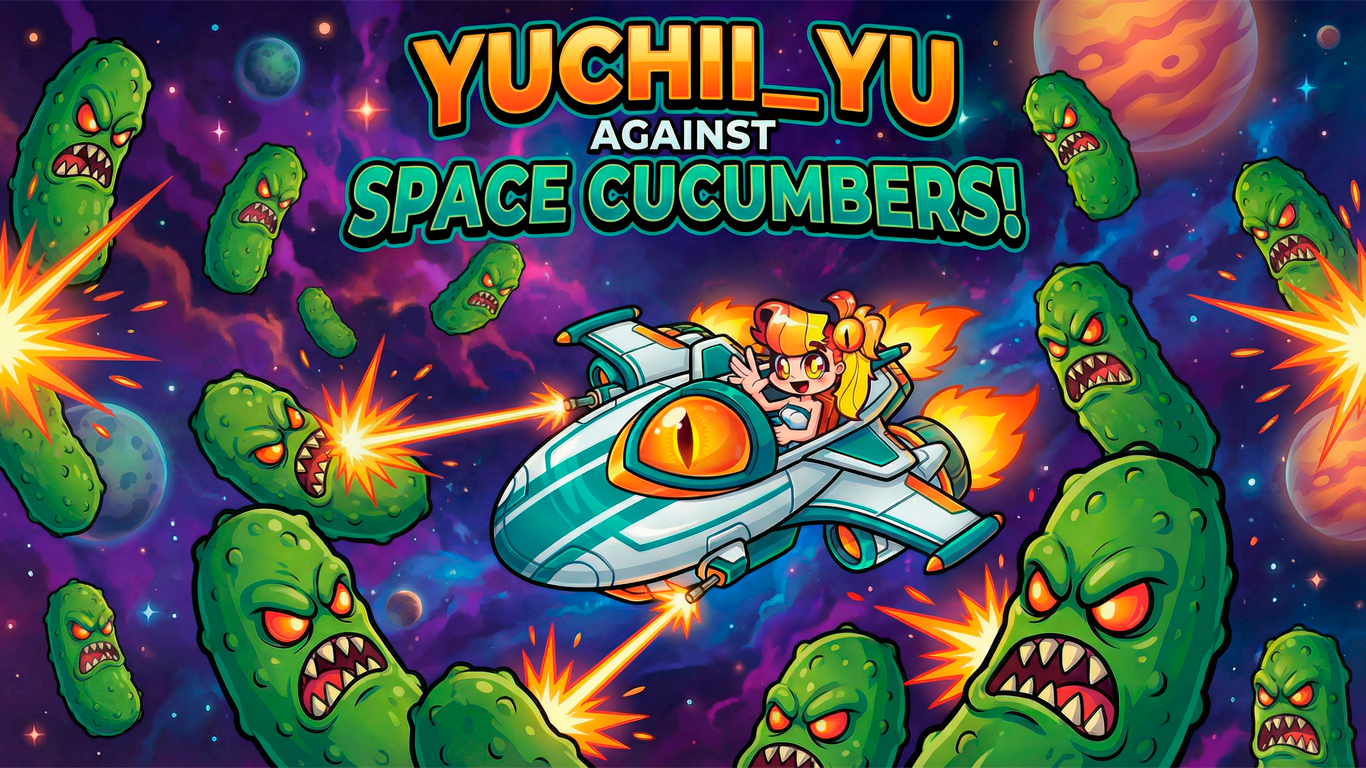 Cover image for Yuchii_Yu against space cucumbers!