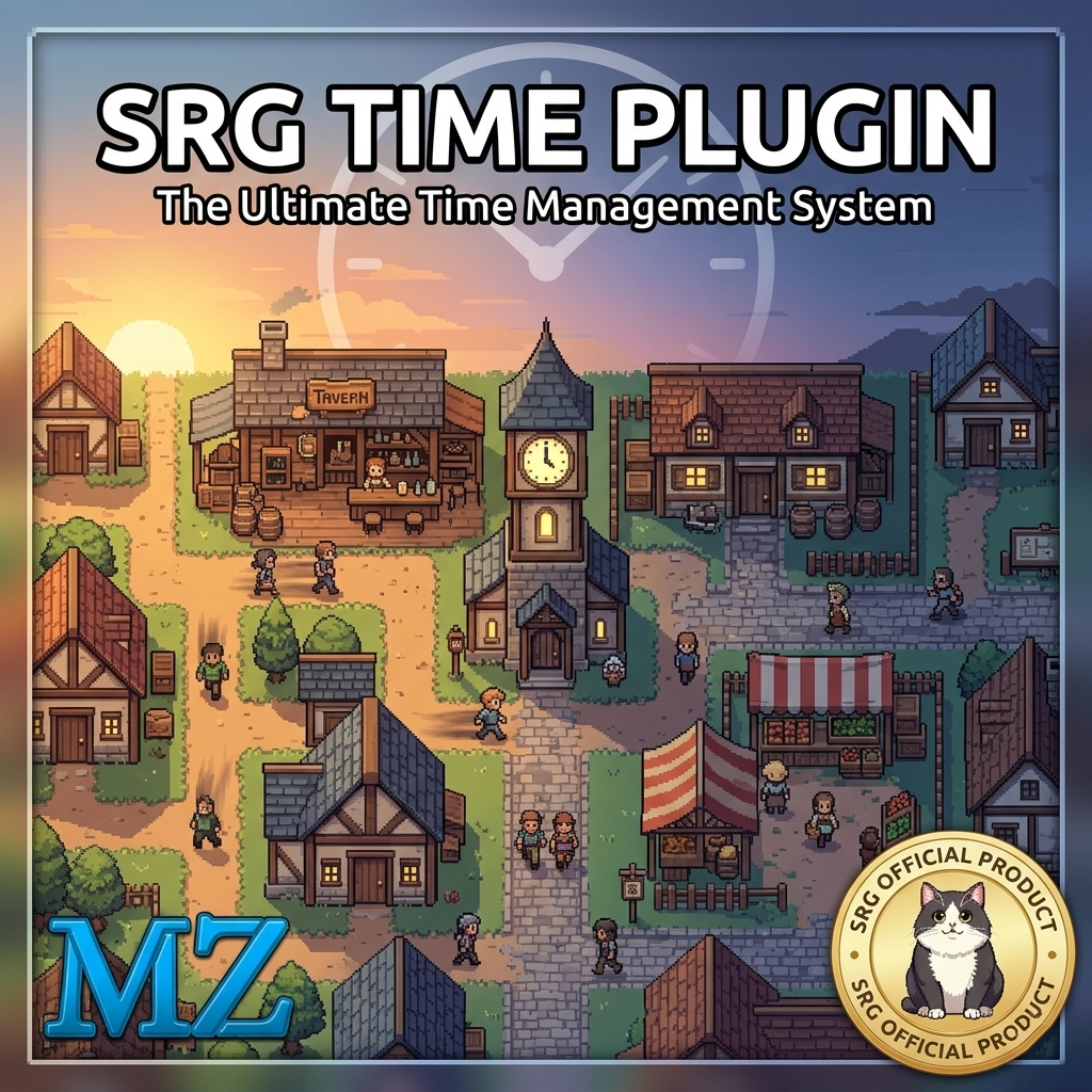 SRG Time Plugin Rpg Maker MZ NPC Lives