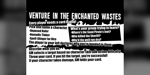 Cover image for Venture in the Enchanted Wastes