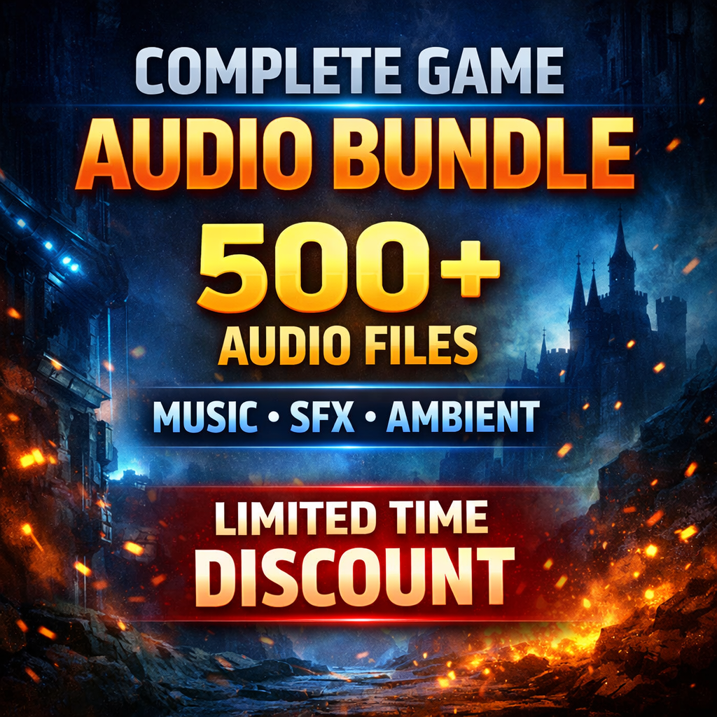 🚀 Complete Game Audio Bundle Released – 500+ Audio Files - itch.io