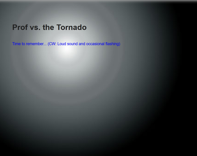 Cover image for Prof vs. the Tornado