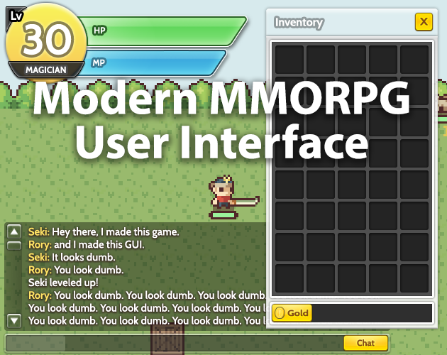 Modern MMORPG UI