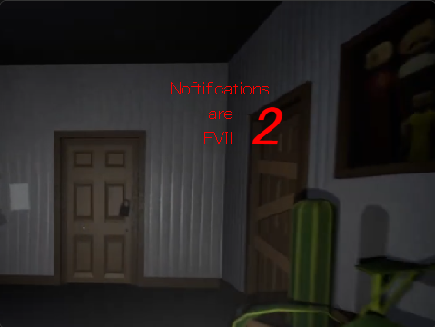 Noftifications are EVIL 2 cover