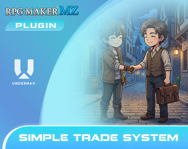 RPG MAKER MZ Plugin: Simple Trade System by Undermax