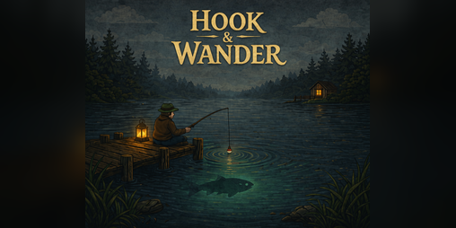 Cover image for Hook & Wander– Relaxing Fishing Game