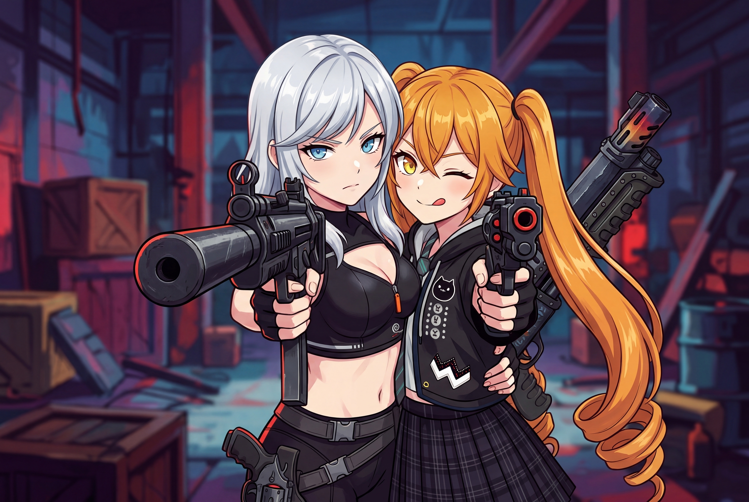 Cover image for Waifu Mercs
