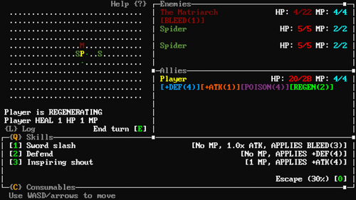 Status effects, stash chest and more - TAE RPG by Poty