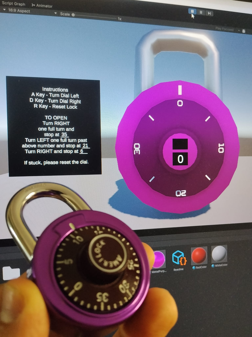 5) Combination Lock
