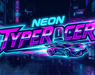 Neon Typeracer game screenshot