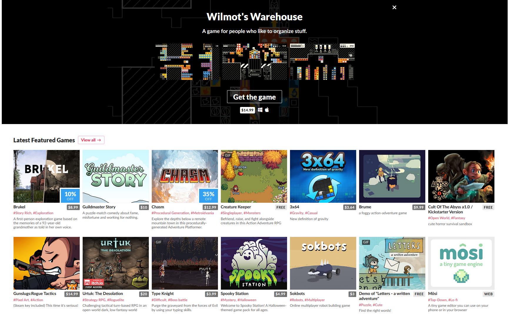 Itch.io Has 64 Indie Games Going For Cheap Or Free Outright 