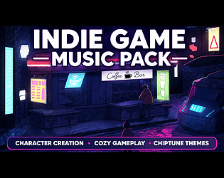 Indie Game Music Pack – Character Creation, Cozy Gameplay, and Chiptune Themes