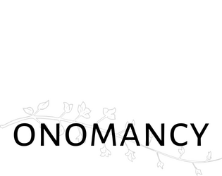 onomancy  