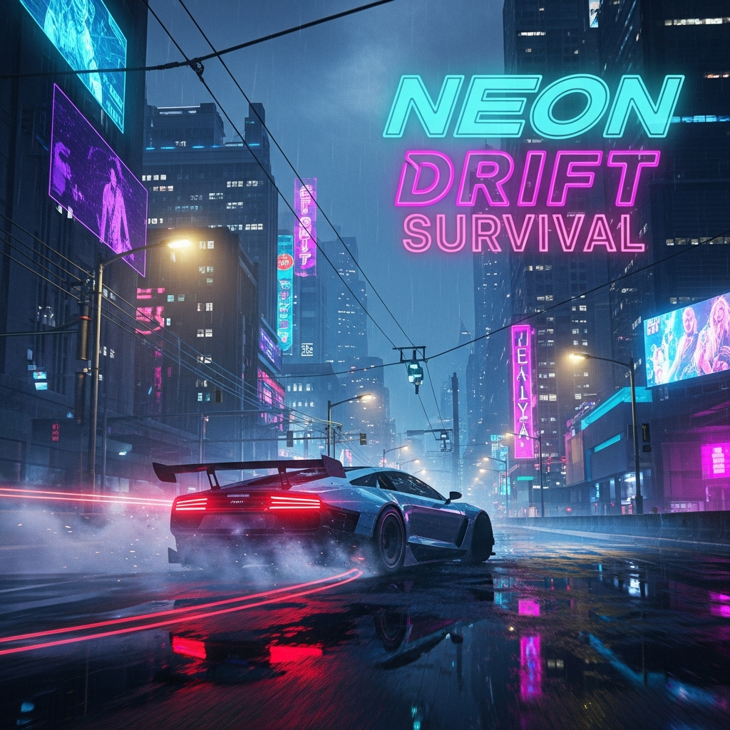 Neon Drift Survival by MrPhoenix09