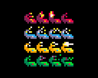 Salamander pixel art 32x32