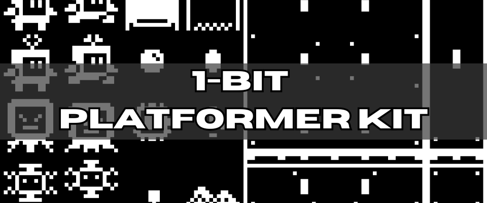 1-Bit Pixel Platformer 2