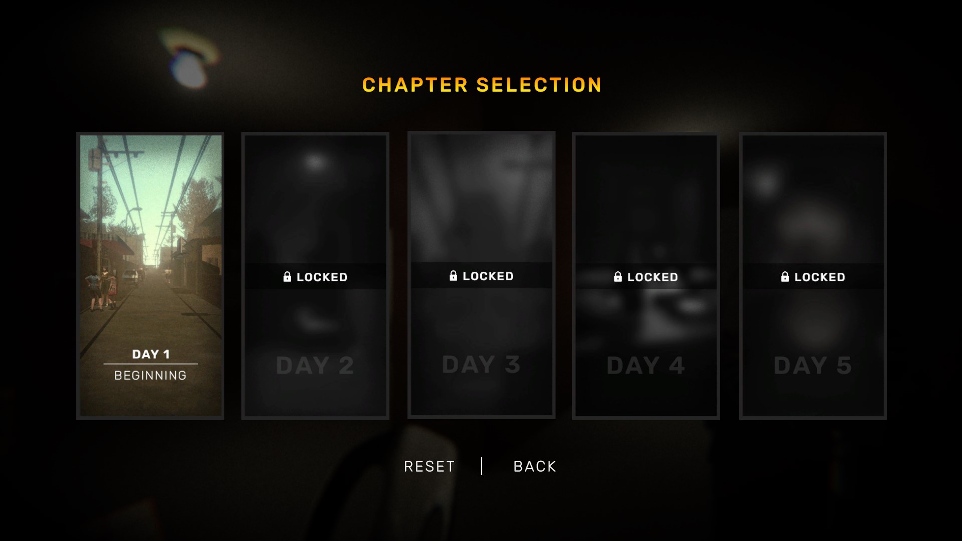 Game Chapter Select Screen Taguan | v.2.1.0 UPDATE - Taguan by Murushii