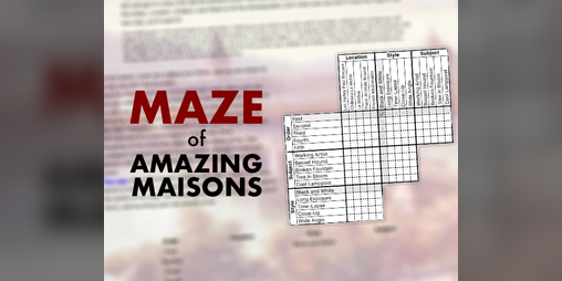 Cover image for Maze of Amazing Maisons