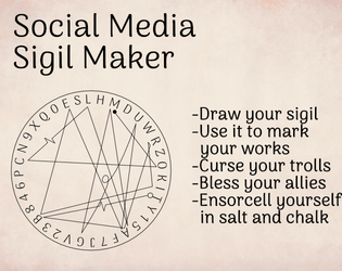 Social Media Sigil Maker   - Use your social media handle or email address to make a sigil 