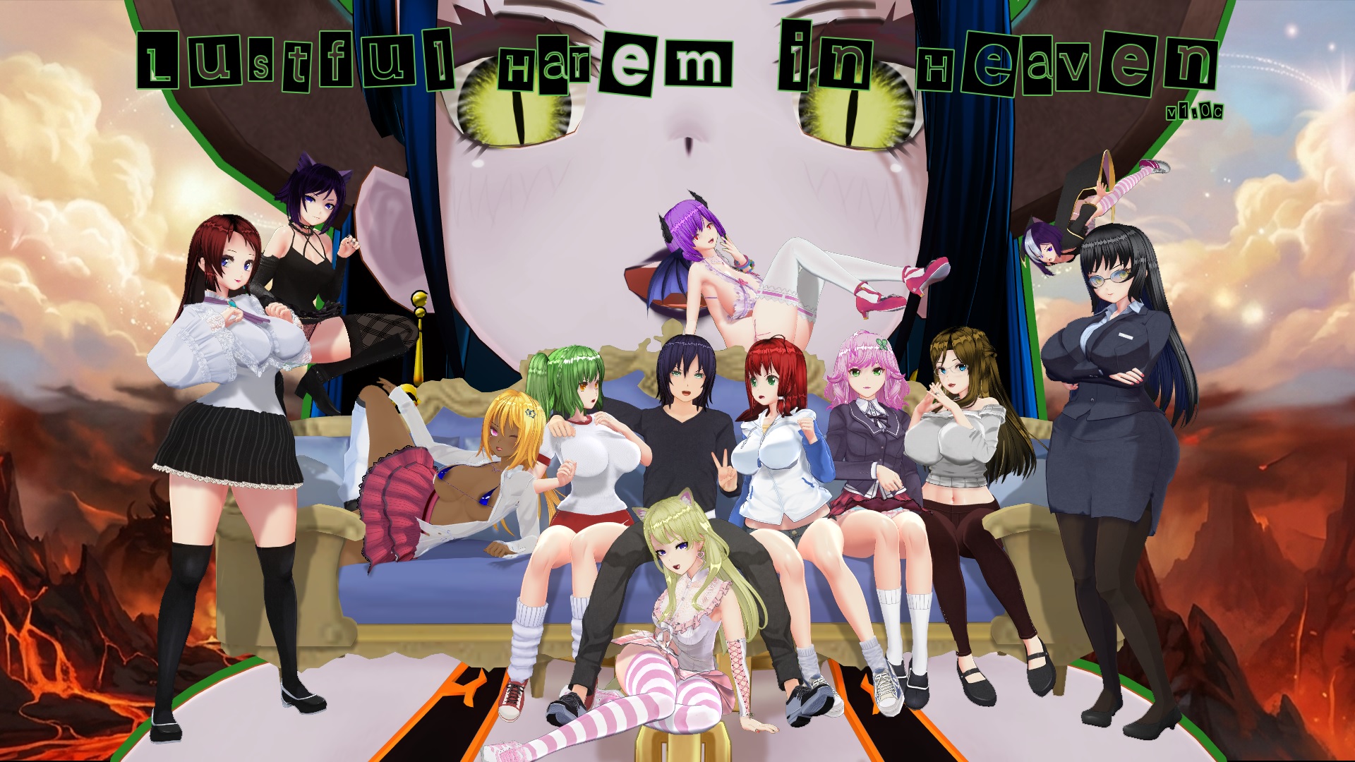 Cover image for Lustful Harem in Heaven v1.3 (+18)