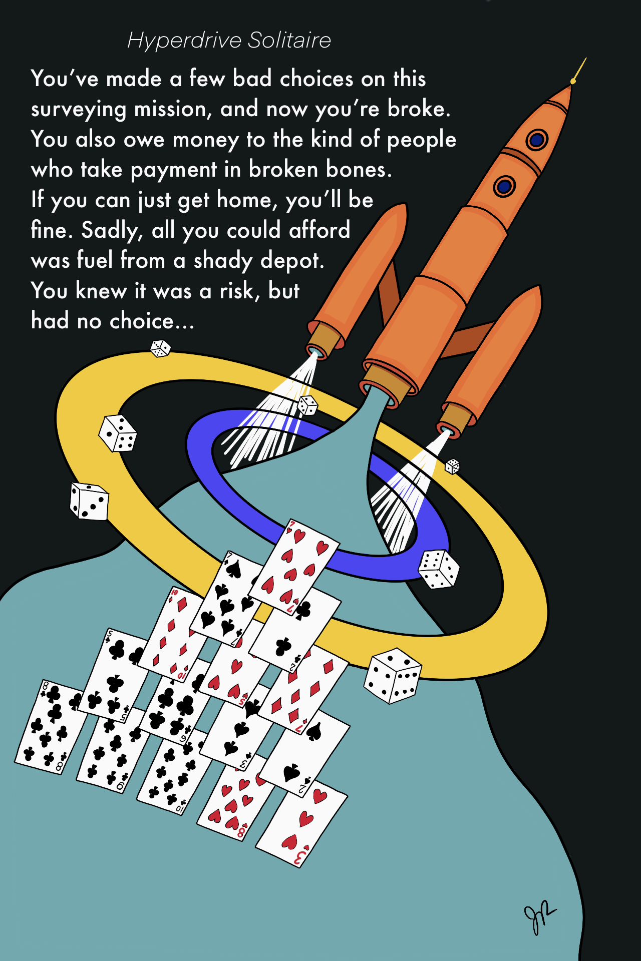 Portada de Hyperdrive Solitaire