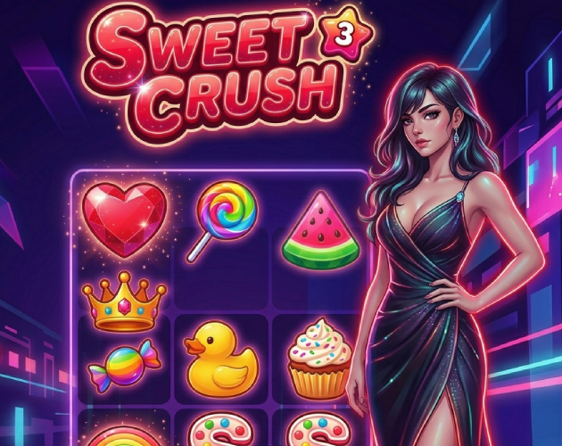 Cover image for Sweet Crush — Match-3 Puzzle ( Adult Free Demo)