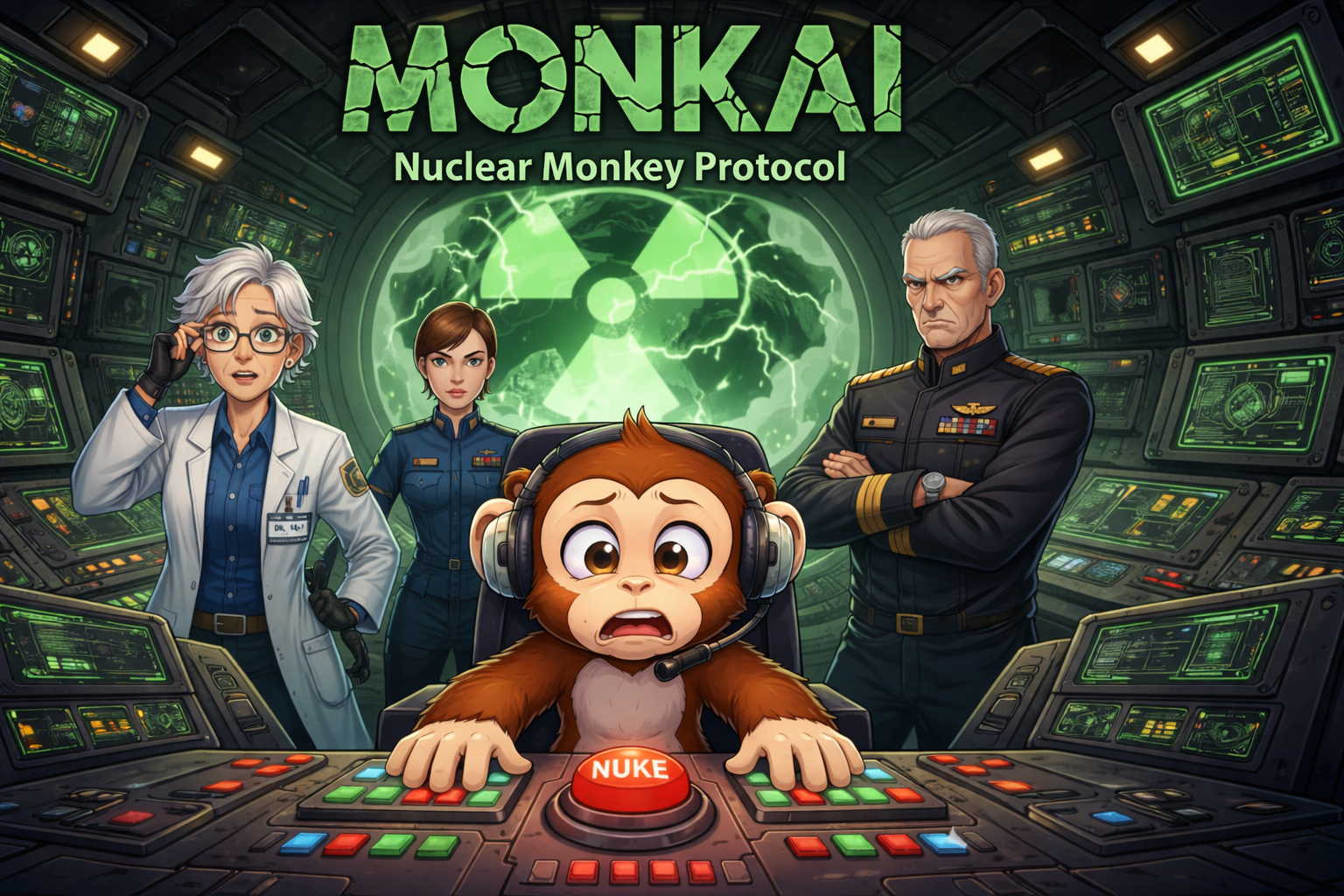 Cover image for MONKAI - Nuclear Monkey Protocol