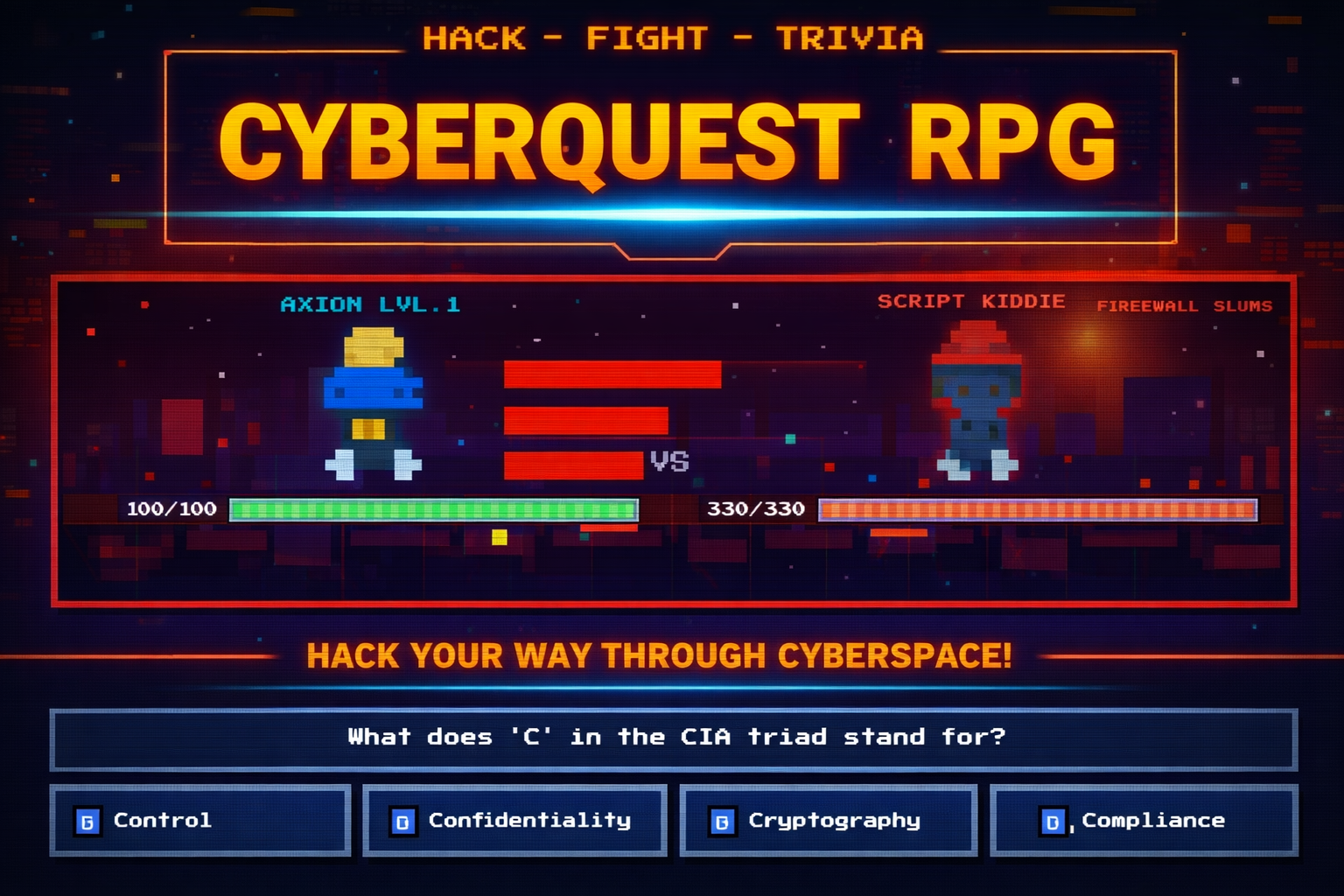 Cyber Quest isc2 cc prep game by zero_day000
