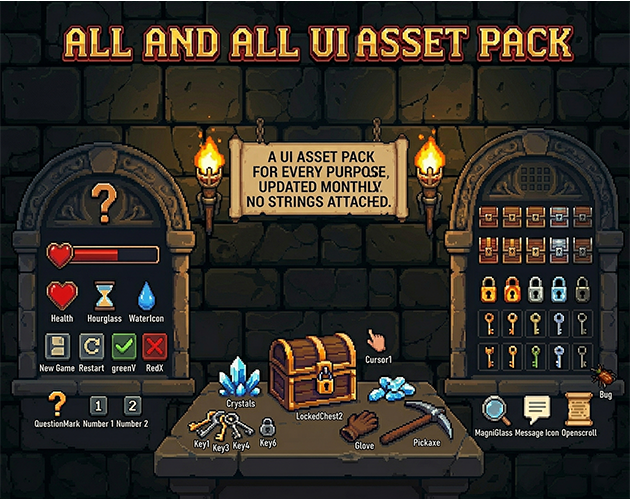 Free All And All UI Asset Pack by Chitaoz