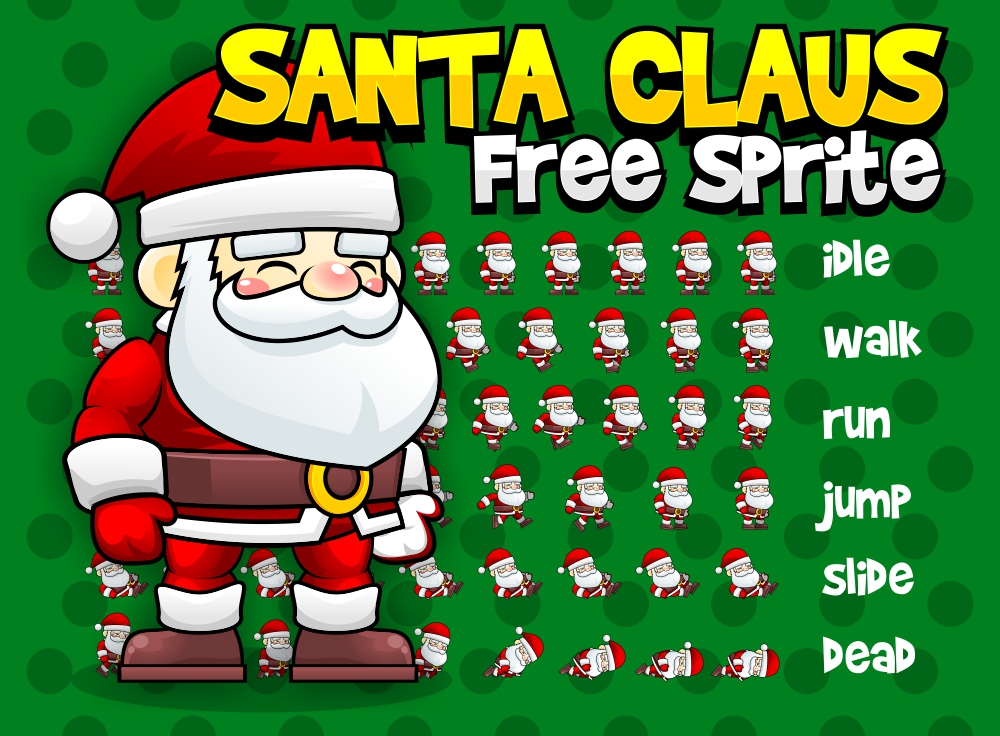 Santa Claus - Free Sprites