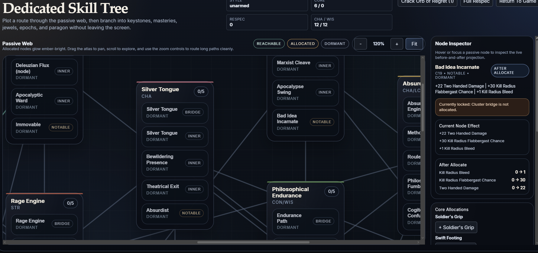 ROELOD (Atlas of Folly) Full dedicated skill tree - Rogue of Exile ...