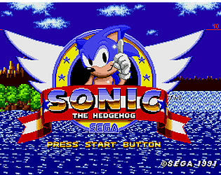 SONIC THE HEDGEHOG 1 fanmade (prototype). game screenshot