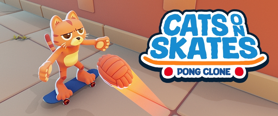 Cat on Skates - Pong Clone