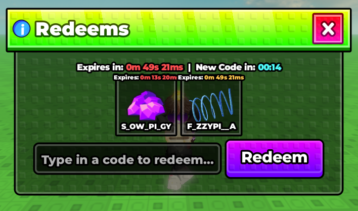 Redeem Codes Kit