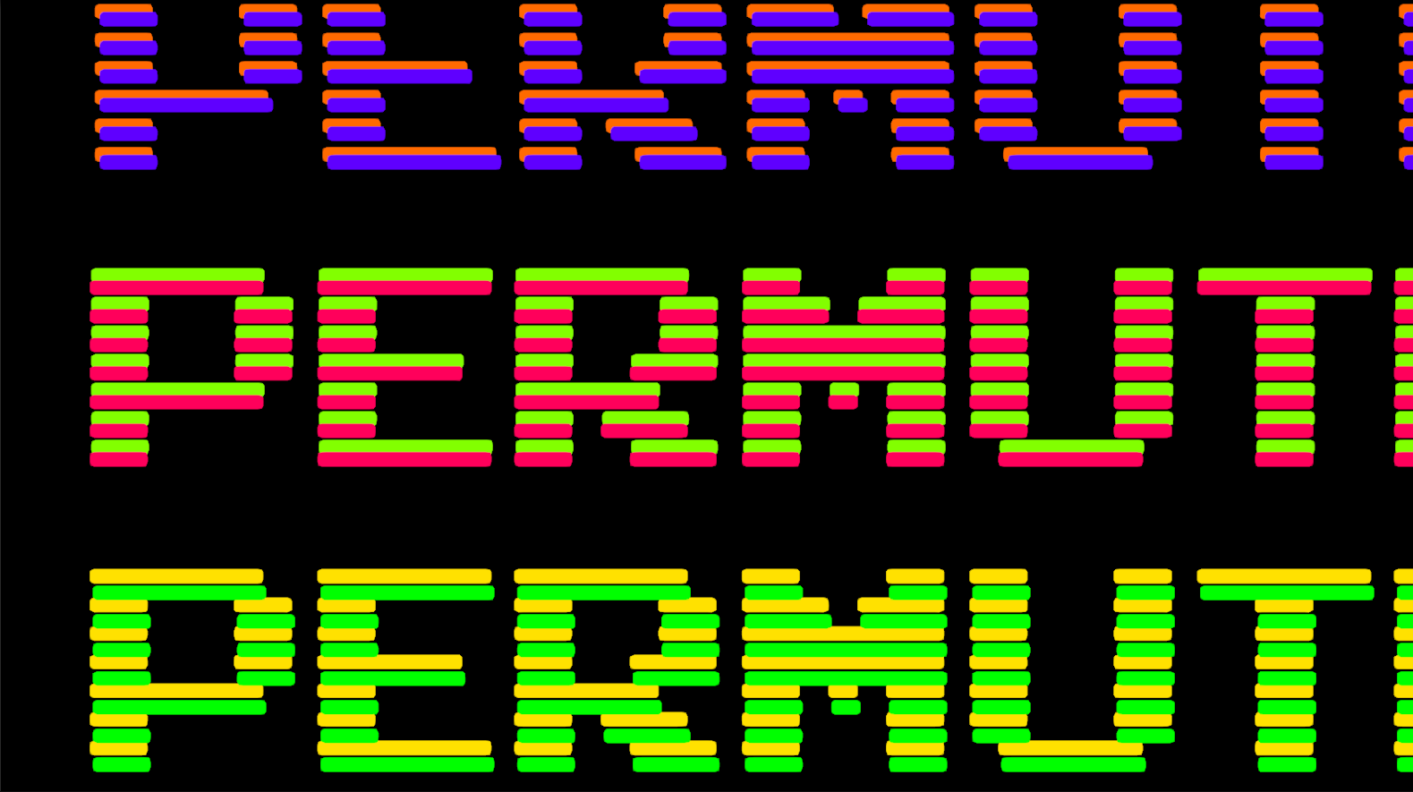 PERMUTE PERMUTE PERMUTE