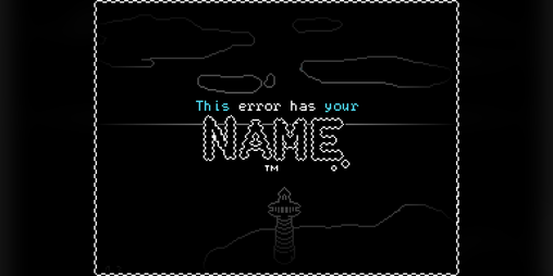Cover image for THIS ERROR HAS YOUR NAME
