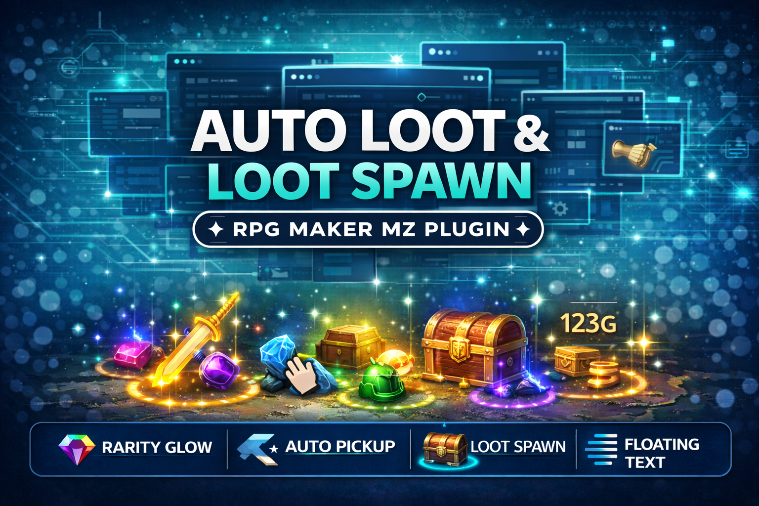 CT_AutoLoot & LootSpawn System - Rarity Glow + Auto Pickup (RPG Maker ...