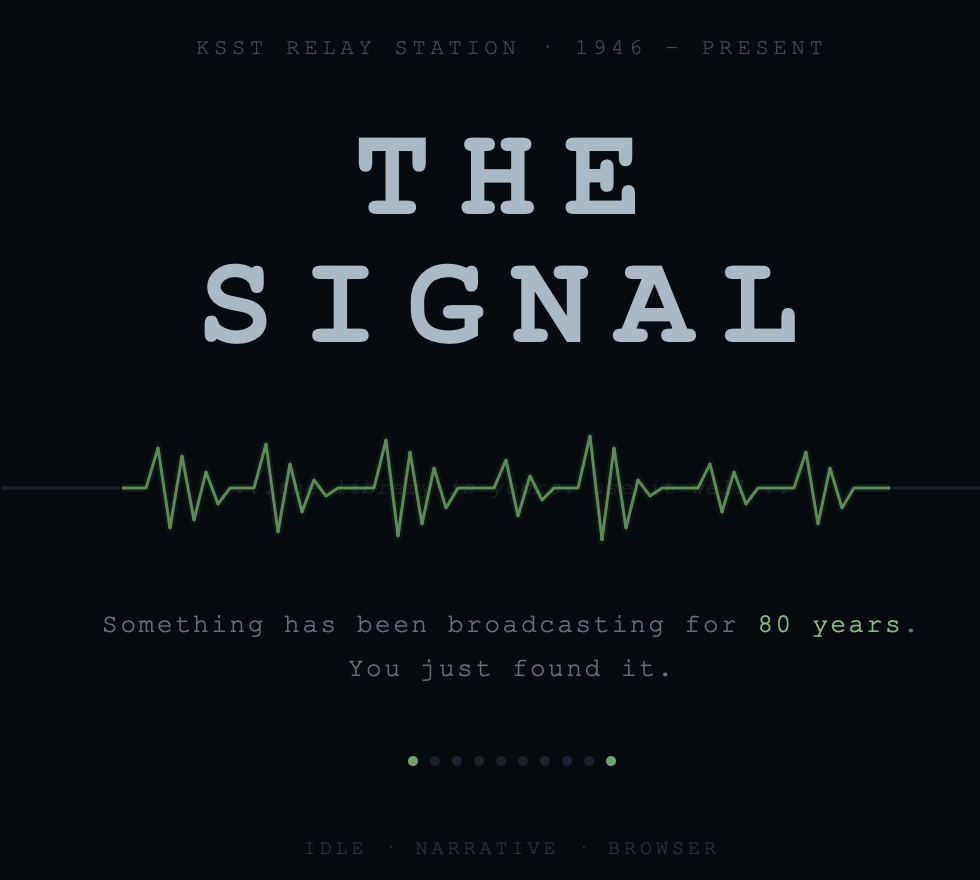 Cover image for THE SIGNAL