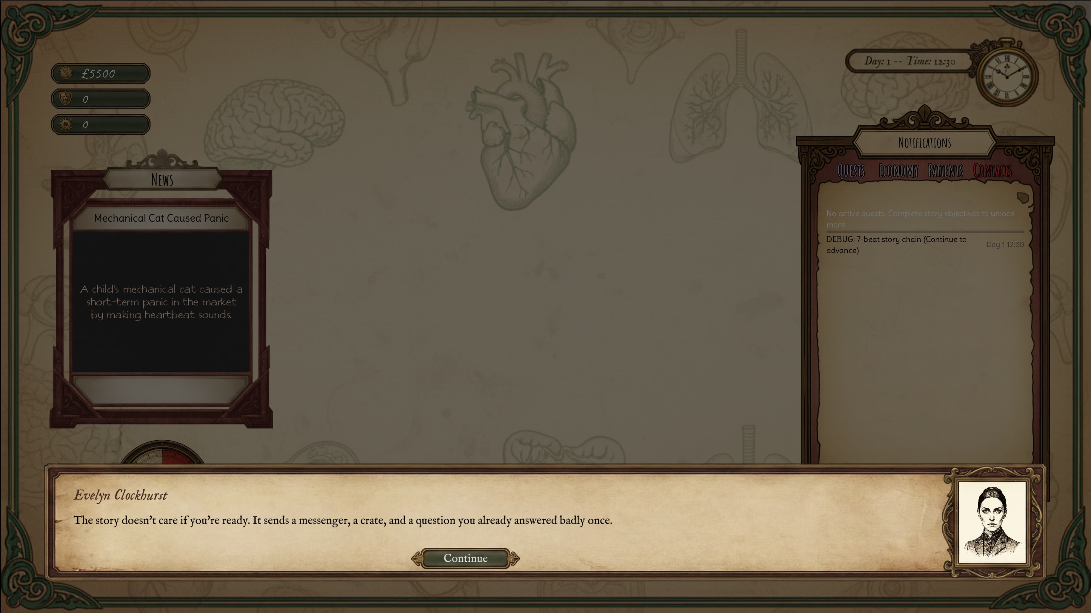 Devlog - Dialog System - Organomancer by Vanta Chamber Interactive