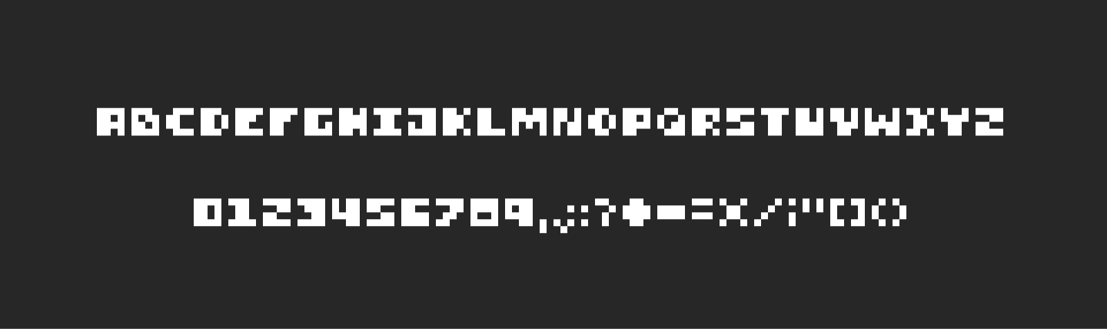Pixel Font - MICROQUEST