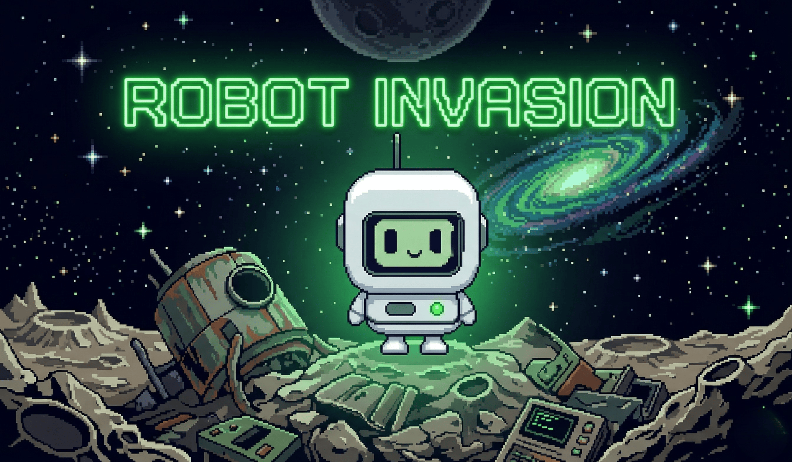 Robot Invasion 3D by GroguMilo