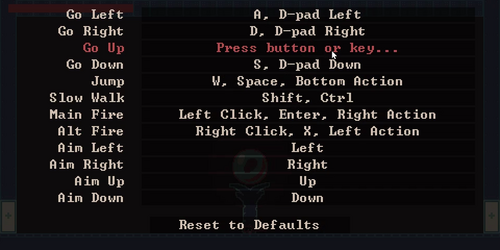 Second postjam update (Keybinds edition) - DERELICT by winterbraid