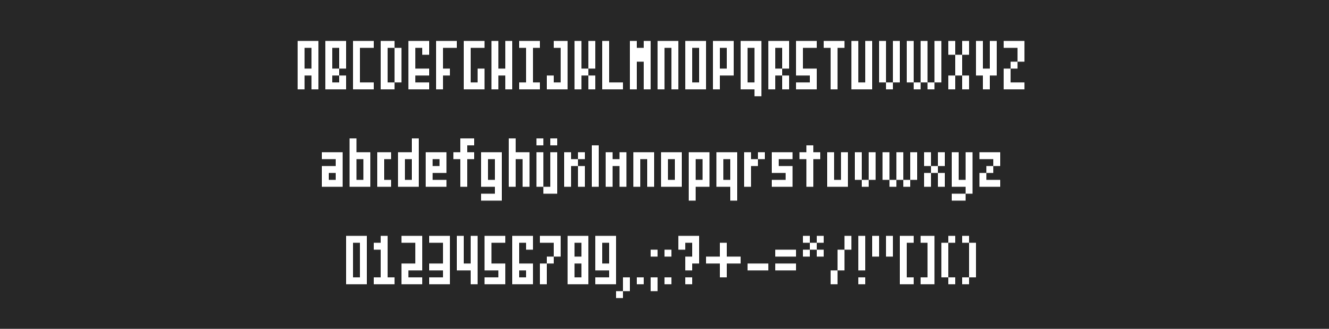 Pixel Font - EXPOSE
