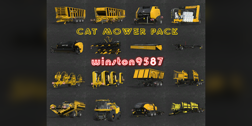 Cover image for FS25_Cat Mower Pack