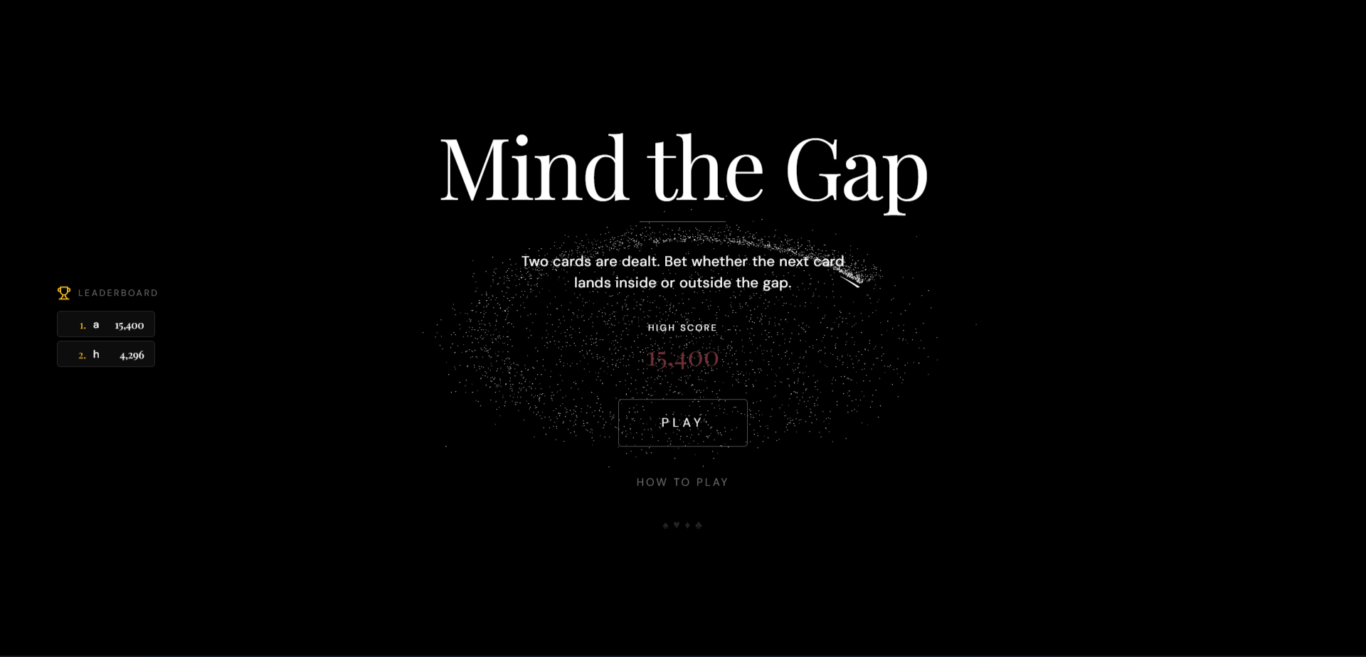 Mind the Gap by Cardjacker