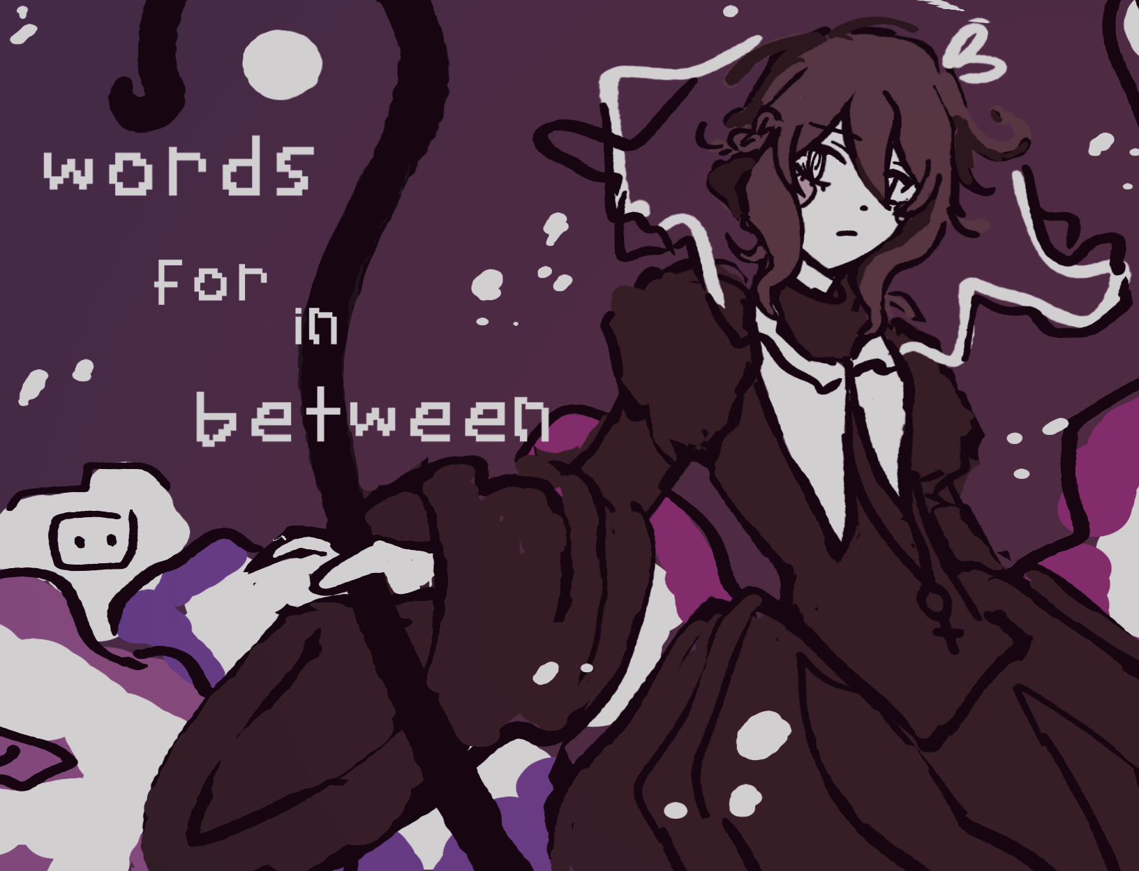 Cover image for words for in between