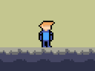 Human Pixel Character by By Fernando