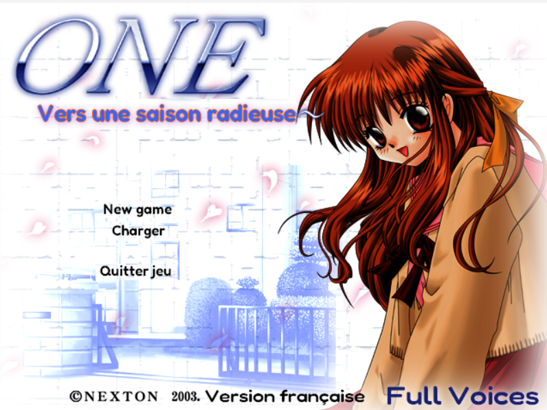 Cover art for ONE-Vers une saison radieuse by YOREMI — adult visual novel