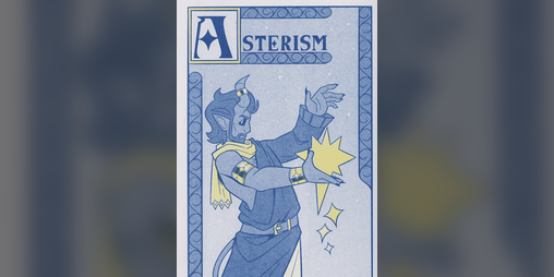 Cover image for Asterism , a solo journaling TTRPG.