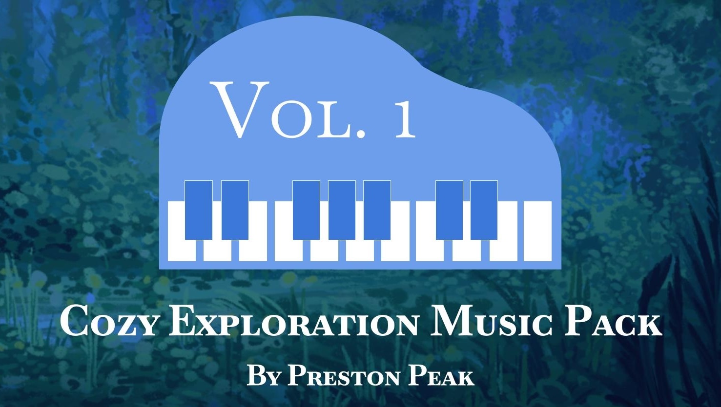 Gentle Exploration— Cozy Piano Music Pack for Games