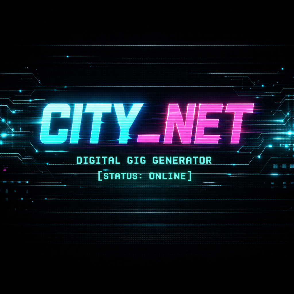 Cover image for CITY_NET // Digital Gig Generator